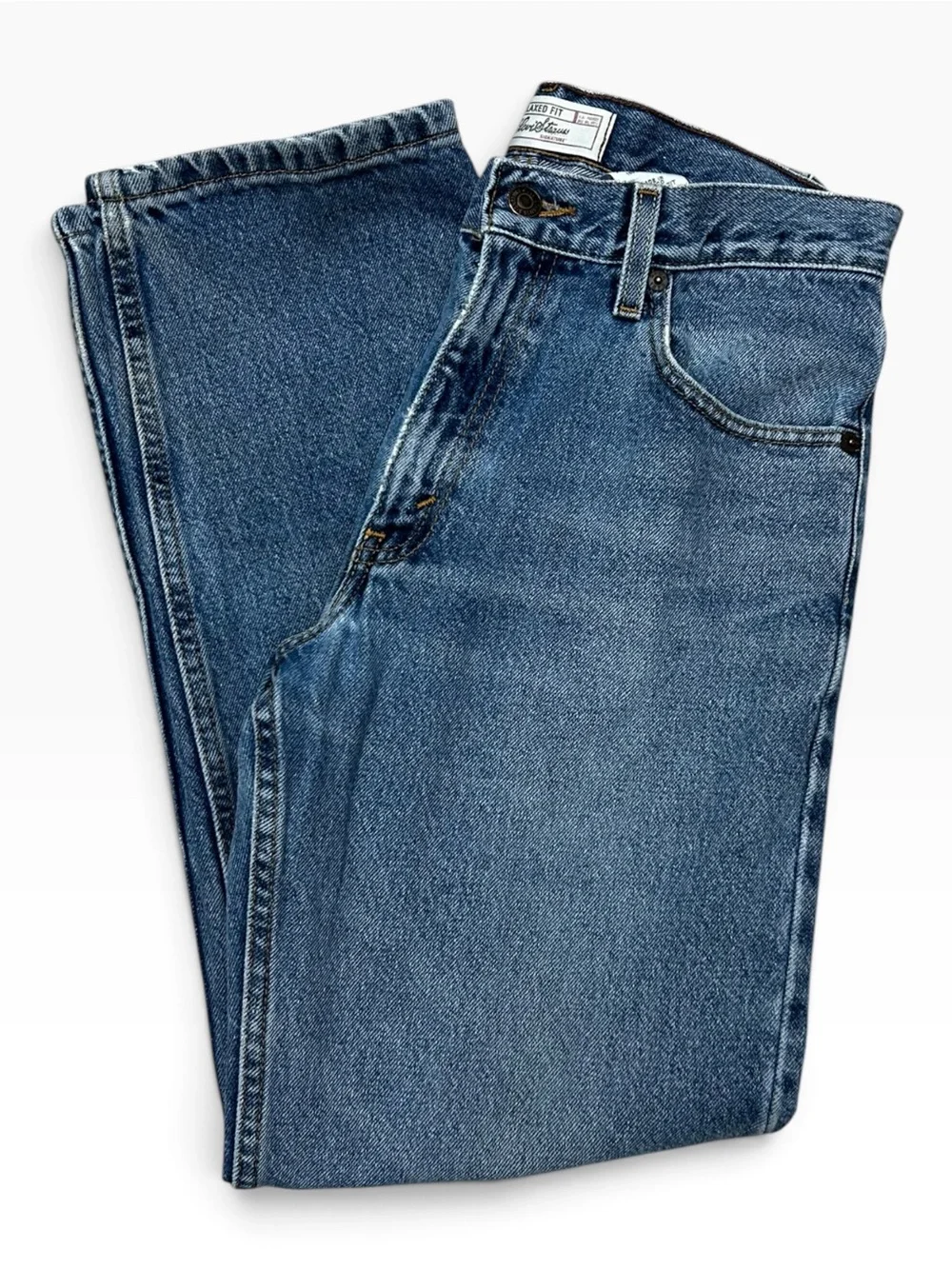 Vintage Levi Strauss Signature Relaxed Fit Jeans Light Wash 100% Cotton 30x30